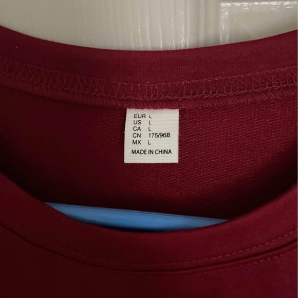 New women’s gorgeous dress with sheer floral sleeves size Large - Picture 5 of 9